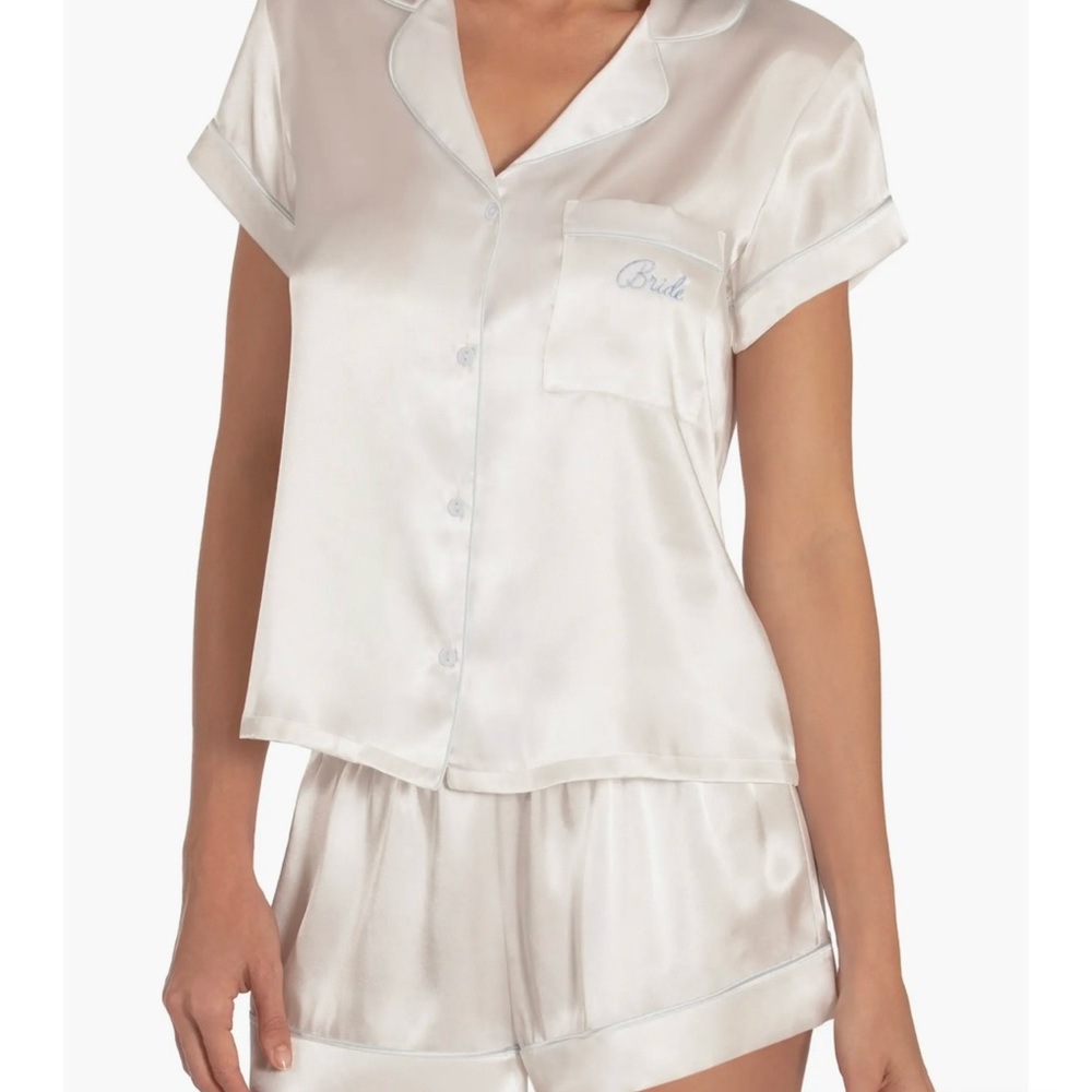 Luxurious Satin Bridal Pajama Set